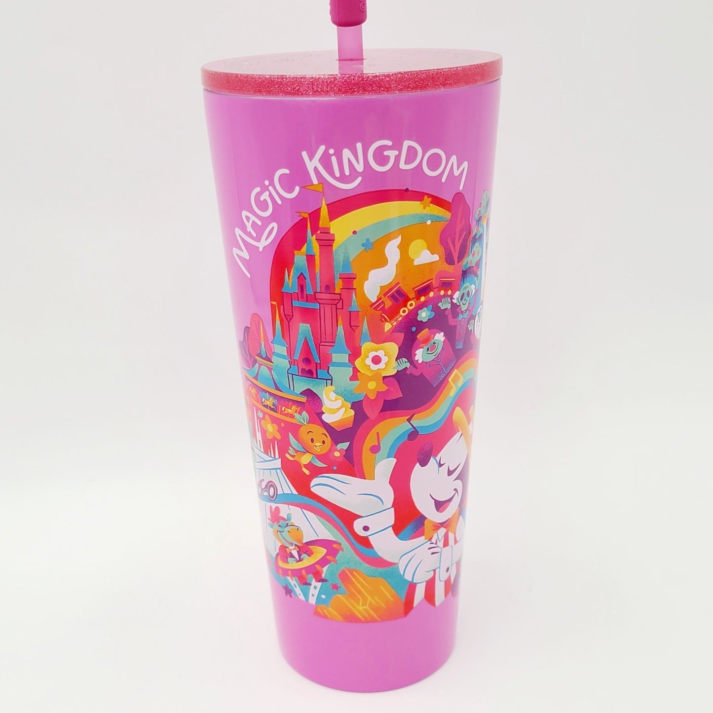 2026 Disney Parks Starbucks Magic Kingdom Horse Carrousel Straw Topper Tumbler