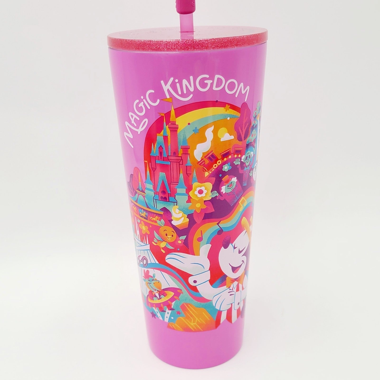 2026 Disney Parks Starbucks Magic Kingdom Horse Carrousel Straw Topper Tumbler