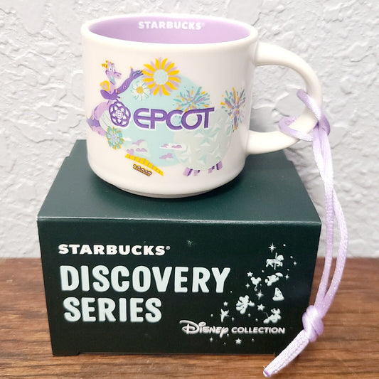 *EPCOT Ornament* 2024 Disney Park Starbucks Discovery Series Figment Mug New WDW