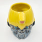 2025 Universal Studios Park Bumblebee Sculpted Head Coffee Mug Transformers NEW