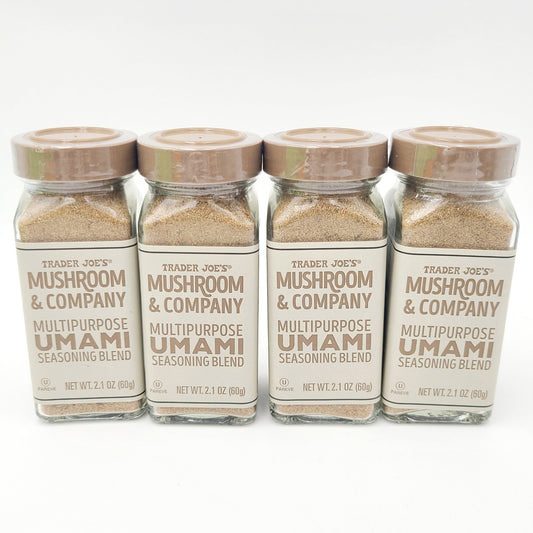 4 Pack Trader Joe's Mushroom & Company Multipurpose Umami Seasoning Blend 2.1 oz