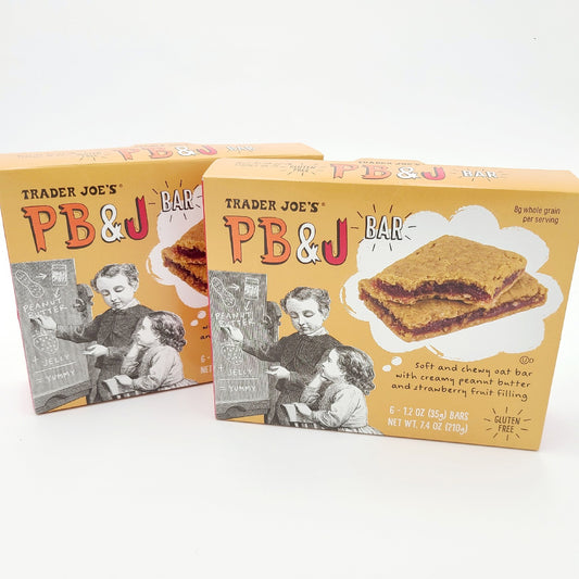 *2 Boxes* Trader Joe’s PB & J Bar Gluten Free Peanut Butter Strawberry Filling