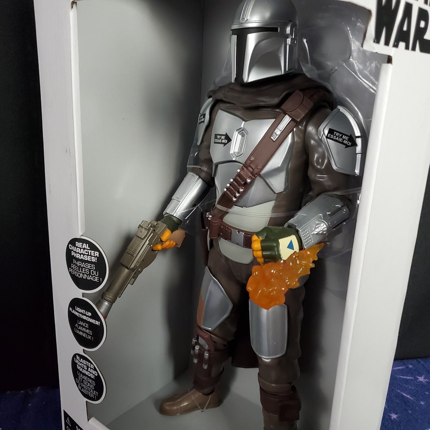 Star Wars Mandalorian 13.5" Inch Talking Action Figure Disney Store Exclusive