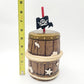 Walt Disney World Parks 2026 Pirates Of The Caribbean Brown Barrel Sipper Cup