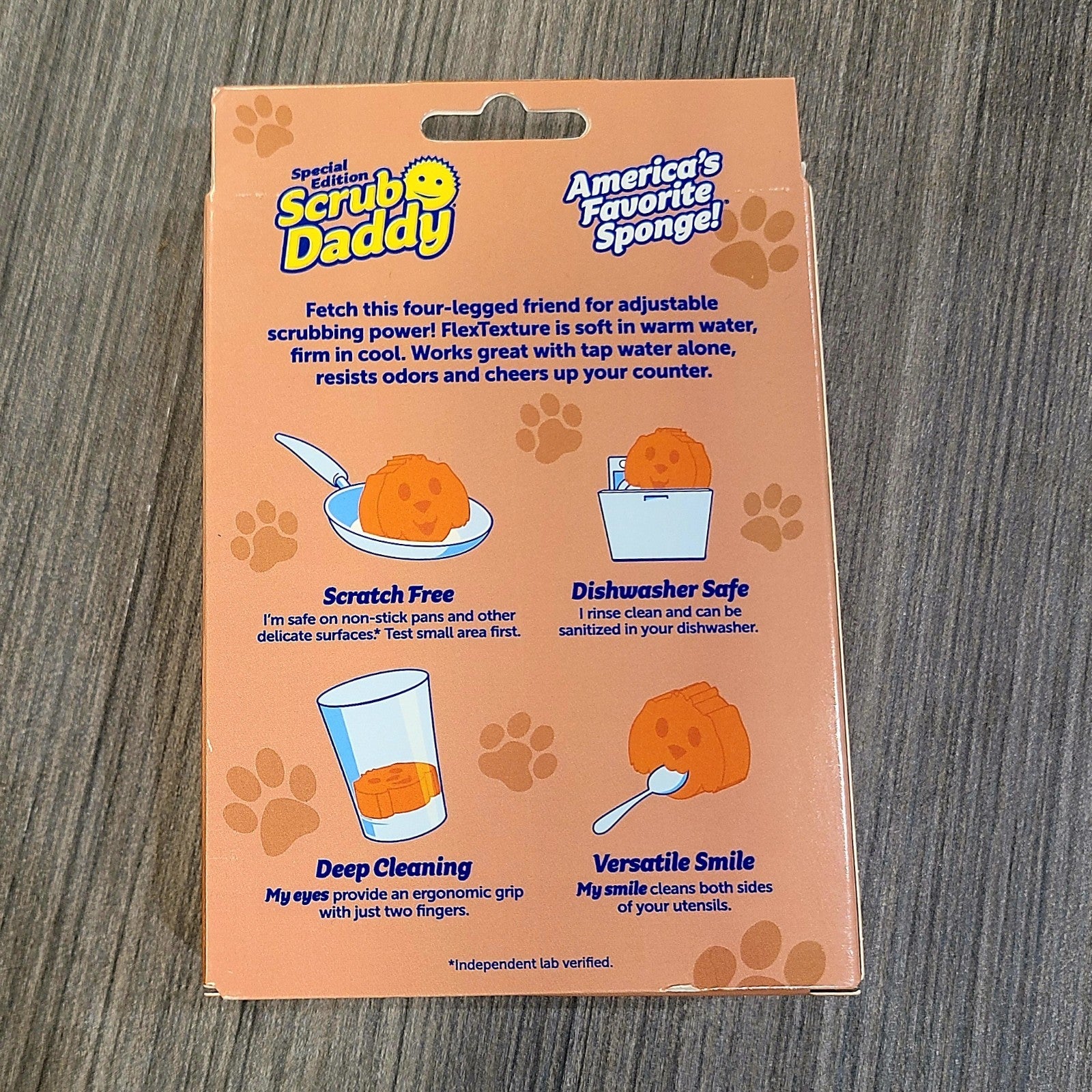 5x DOG Scrub Daddy Special Edition Pet Shapes Sponges Sponge Flex Scrubber NEW