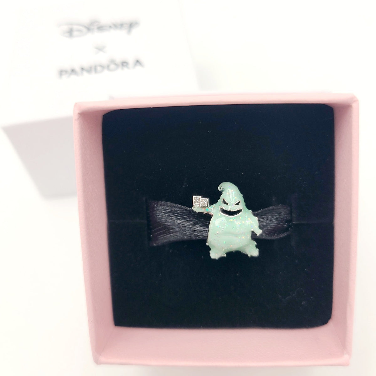 IN HAND Disney Parks Pandora Charm 2026 Halloween Oogie Boogie NBC Glow In Dark