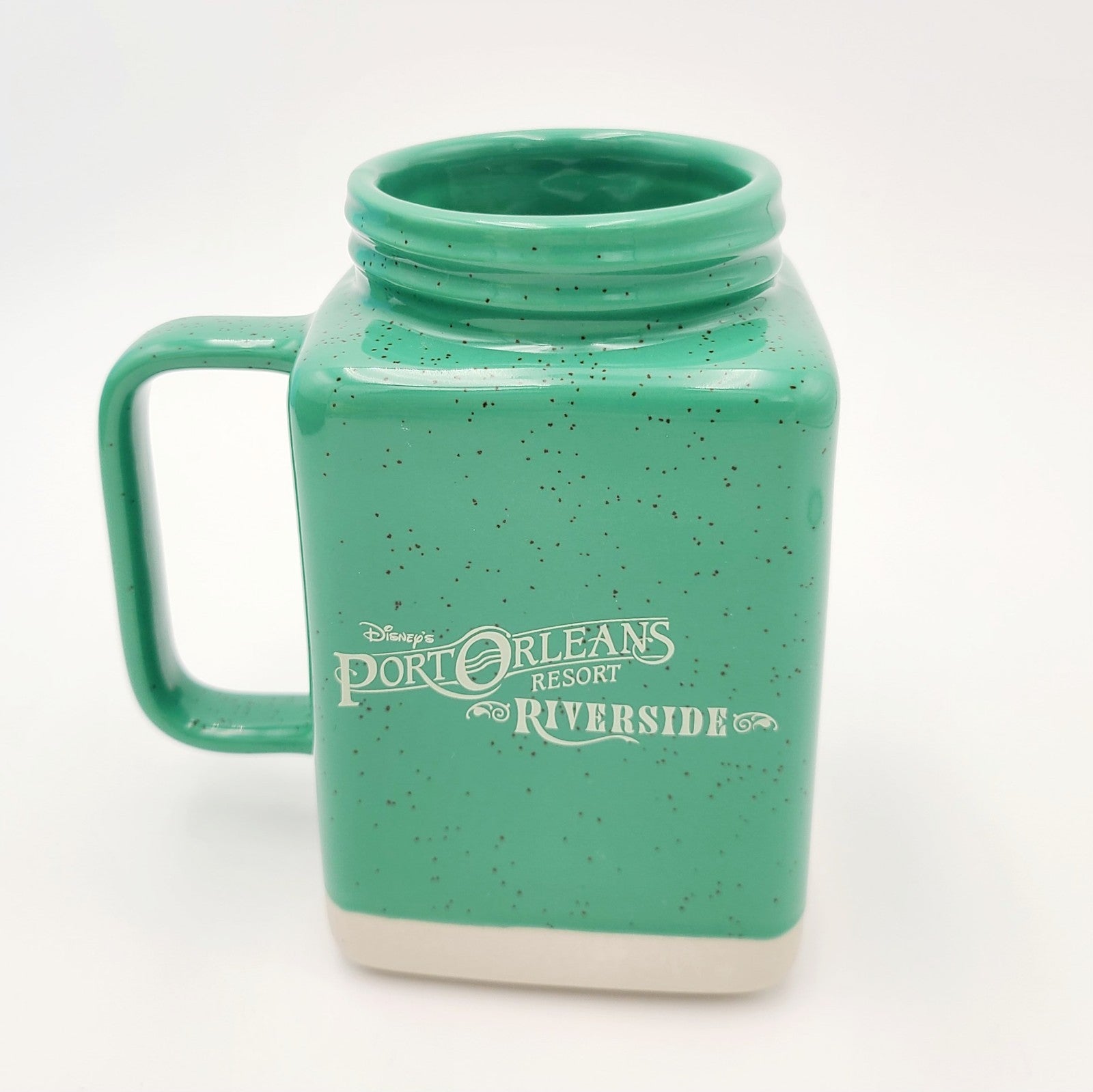 2025 Disney Parks Port Orleans Resort Riverside Mason Jar Ceramic Coffee Mug NEW