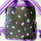 2021 Walt Disney World Park Loungefly Hocus Pocus Backpack Black Purple Mini Bag