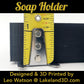 Soap Holder w/ Spout 3D Printed Black & Gold Decor Gift Decoration Lakeland3D