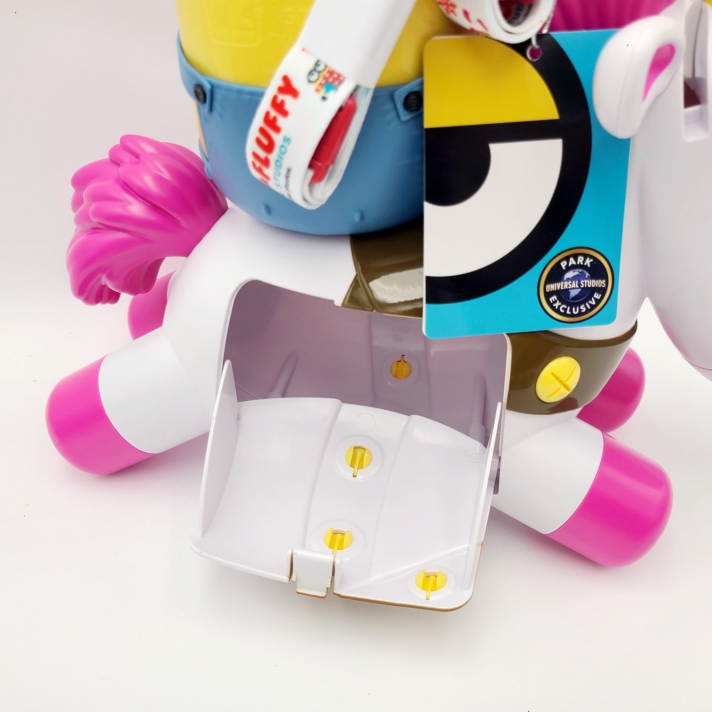 Universal Studios Despicable Me Santa Minion Unicorn Christmas Popcorn Bucket