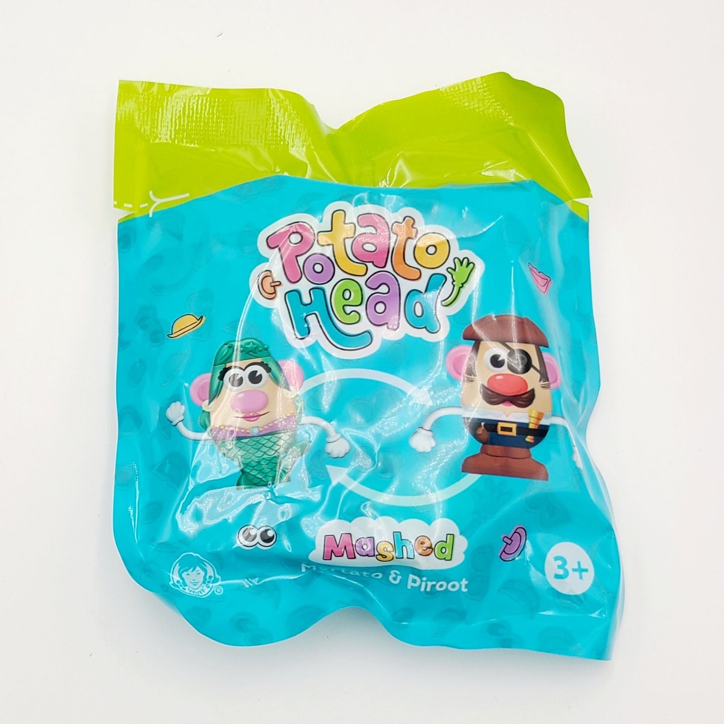 2025 Wendy's Potato Head Mashed "Mertato & Piroot" Kids Meal Toys Mermaid Pirate