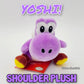 Epic Universal Studios Super Nintendo World PURPLE Yoshi Shoulder Magnet Plush