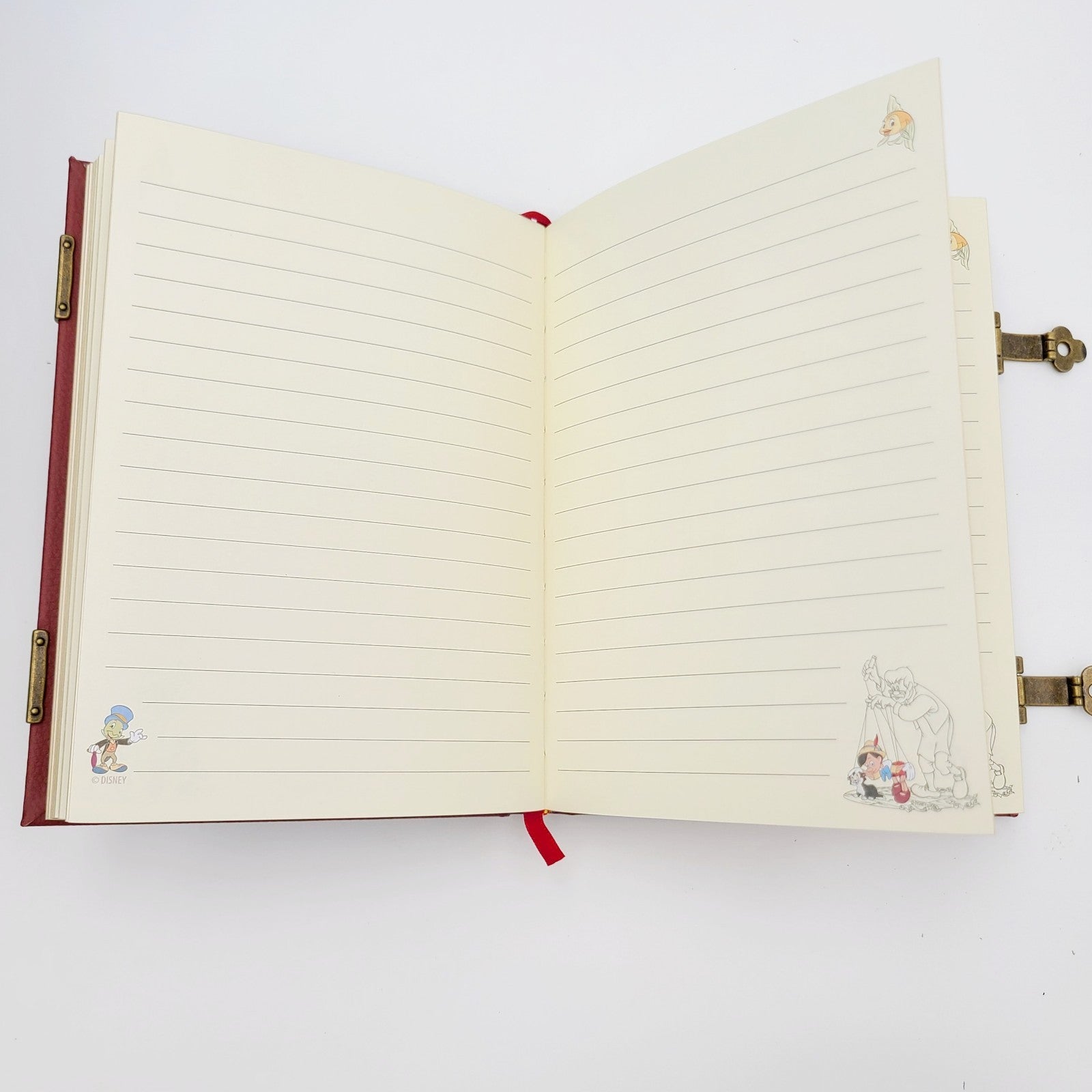 *MINI Journal* 2025 Disney Parks Pinocchio Jiminy Storybook Replica Small Book