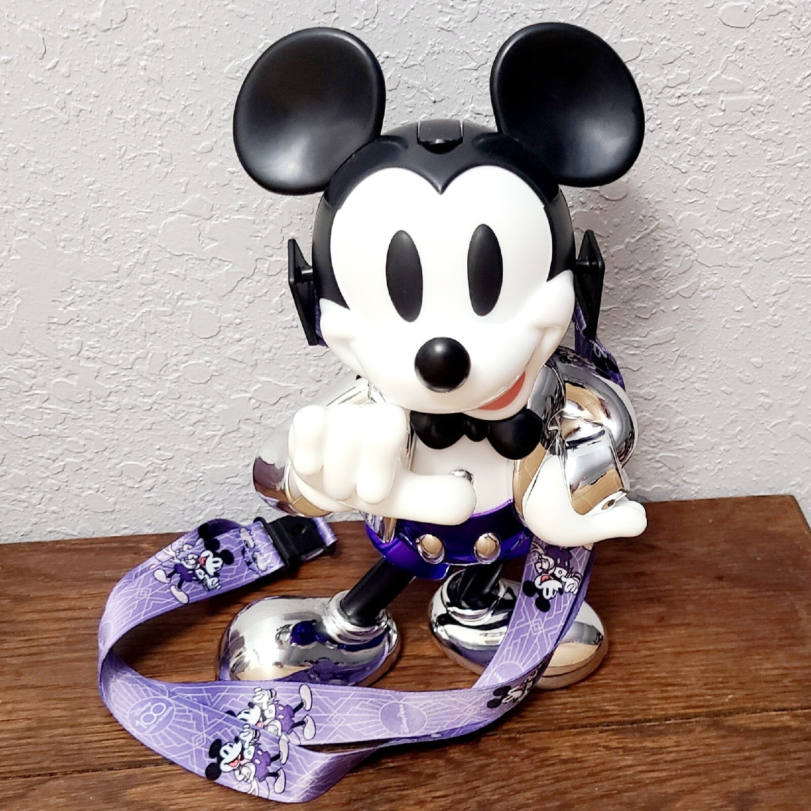Walt Disney World Park 50th Anniversary Popcorn Bucket & 100 Years Mickey Sipper