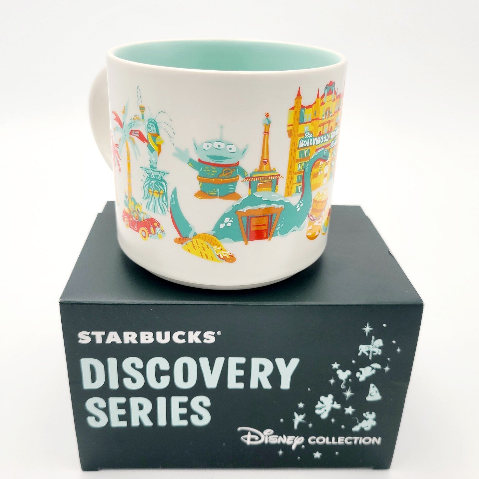 *14 oz Mug SET* Disney Parks Starbucks Discovery Series Epcot Magic HS Animal