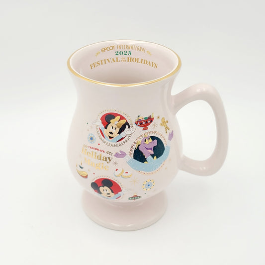 Disney Parks 2025 EPCOT Festival Of The Holidays Ceramic Coffee Mug Figment NEW