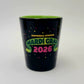 2026 Universal Studios Mardi Gras Shot Glass Parade Key Art 2oz Toothpick Holder