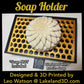 Soap Holder w/ Spout 3D Printed Black & Gold Decor Gift Decoration Lakeland3D