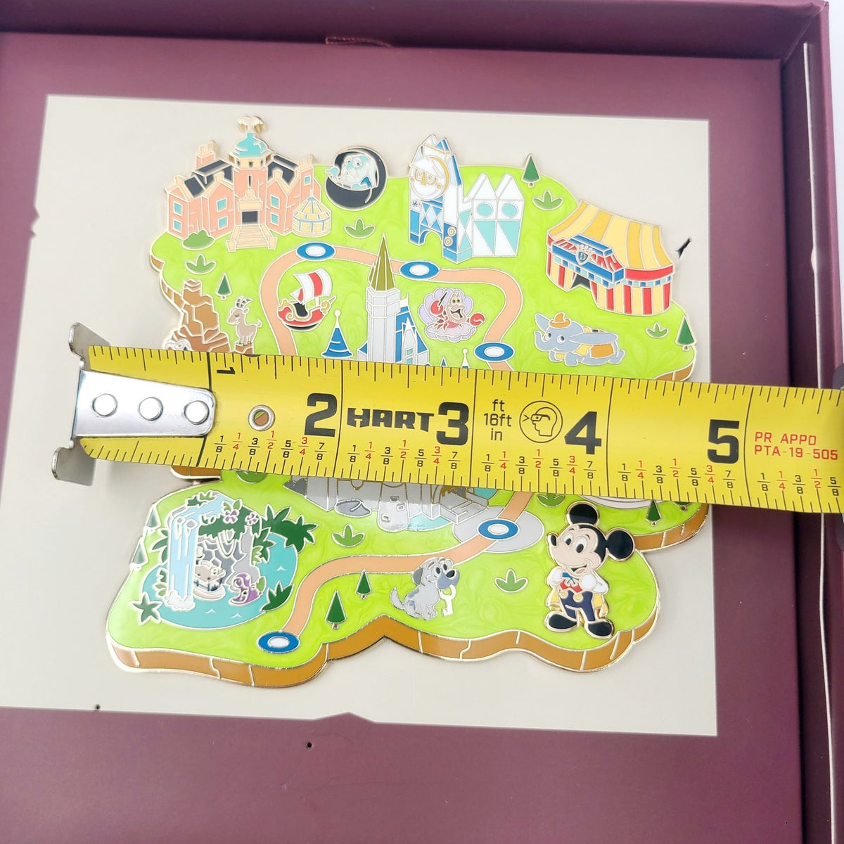 2026 Walt Disney World Park Digitize Map JUMBO Pin LE 2500 Castle Magic Kingdom