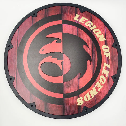 2025 Universal Studios EPIC Universe How Train Your Dragon Shield 15" Wall Sign