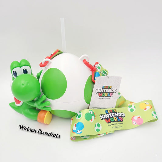 *Yoshi & Egg Sipper* Universal Studios EPIC Fan Fest Super Nintendo World NEW