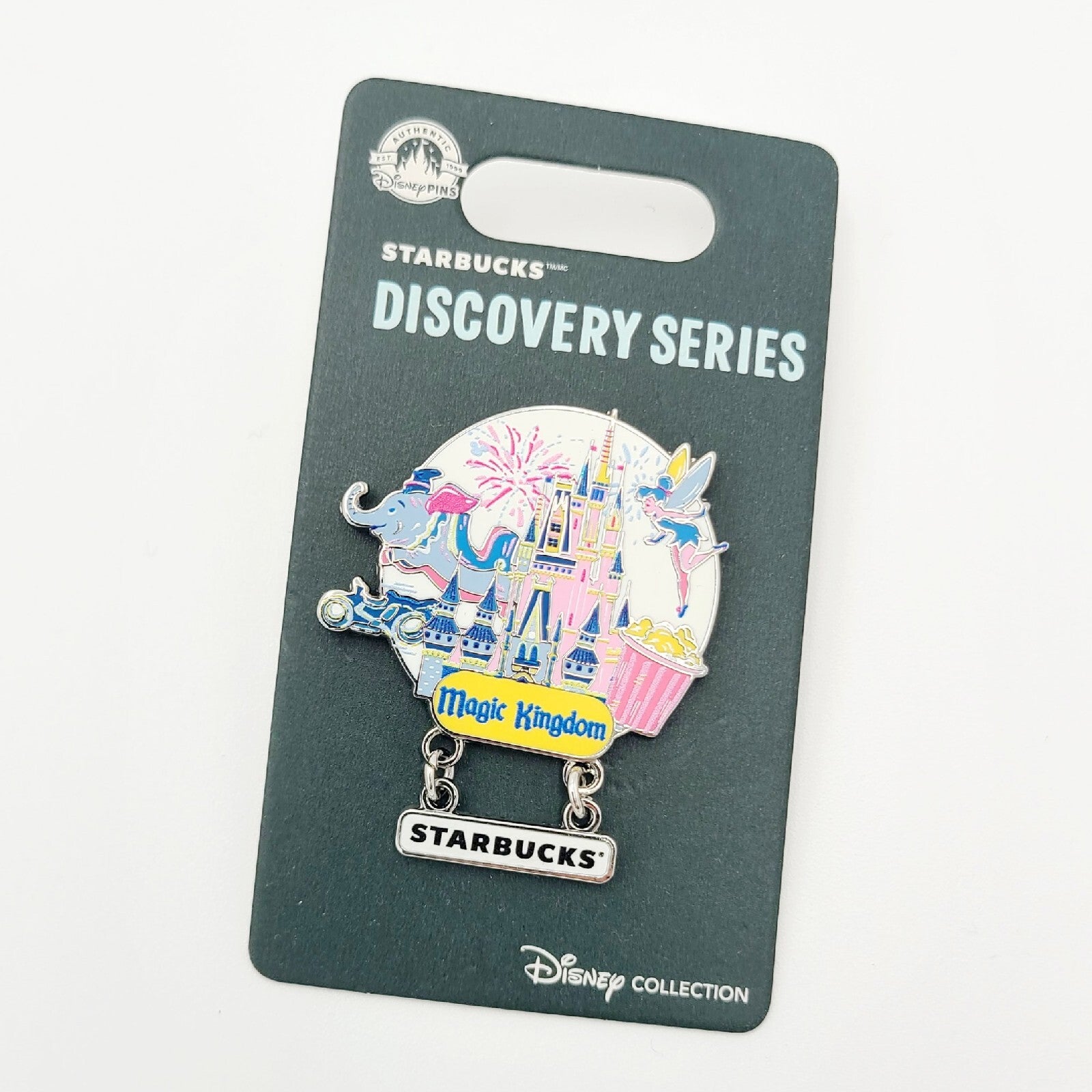 NEW Walt Disney World Parks Starbucks Discovery Series Magic Kingdom Pin 2024