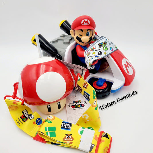 *Popcorn Bucket & Sipper Set* EPIC Universe Super Nintendo World Mario Kart