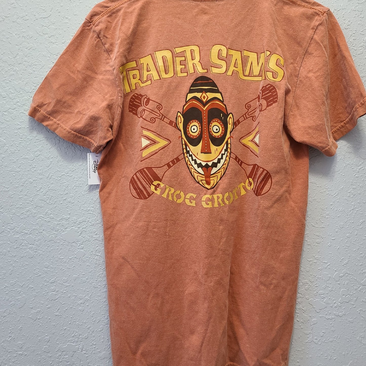 Small Disney Parks Polynesian Trader Sam's Grog Grotto Tiki Bar T-Shirt Adult