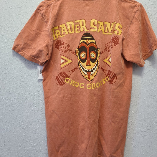 Small Disney Parks Polynesian Trader Sam's Grog Grotto Tiki Bar T-Shirt Adult