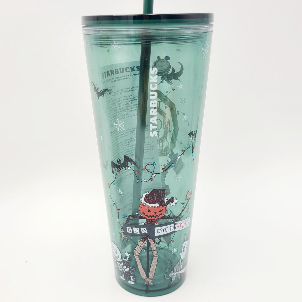 Disney Parks 2026 Starbucks Nightmare Before Christmas NBC Tumbler Cup 24 oz New