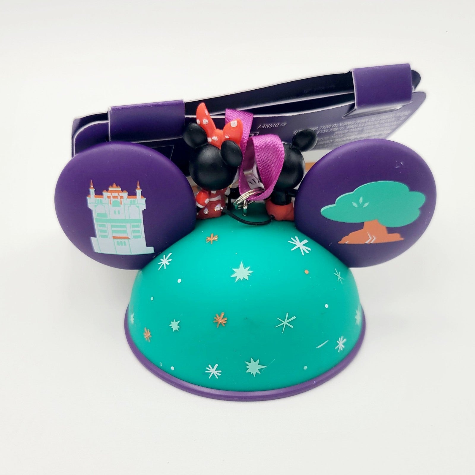 2026 Walt Disney World Parks Mickey & Minnie Mouse Ear Hat Christmas Ornament