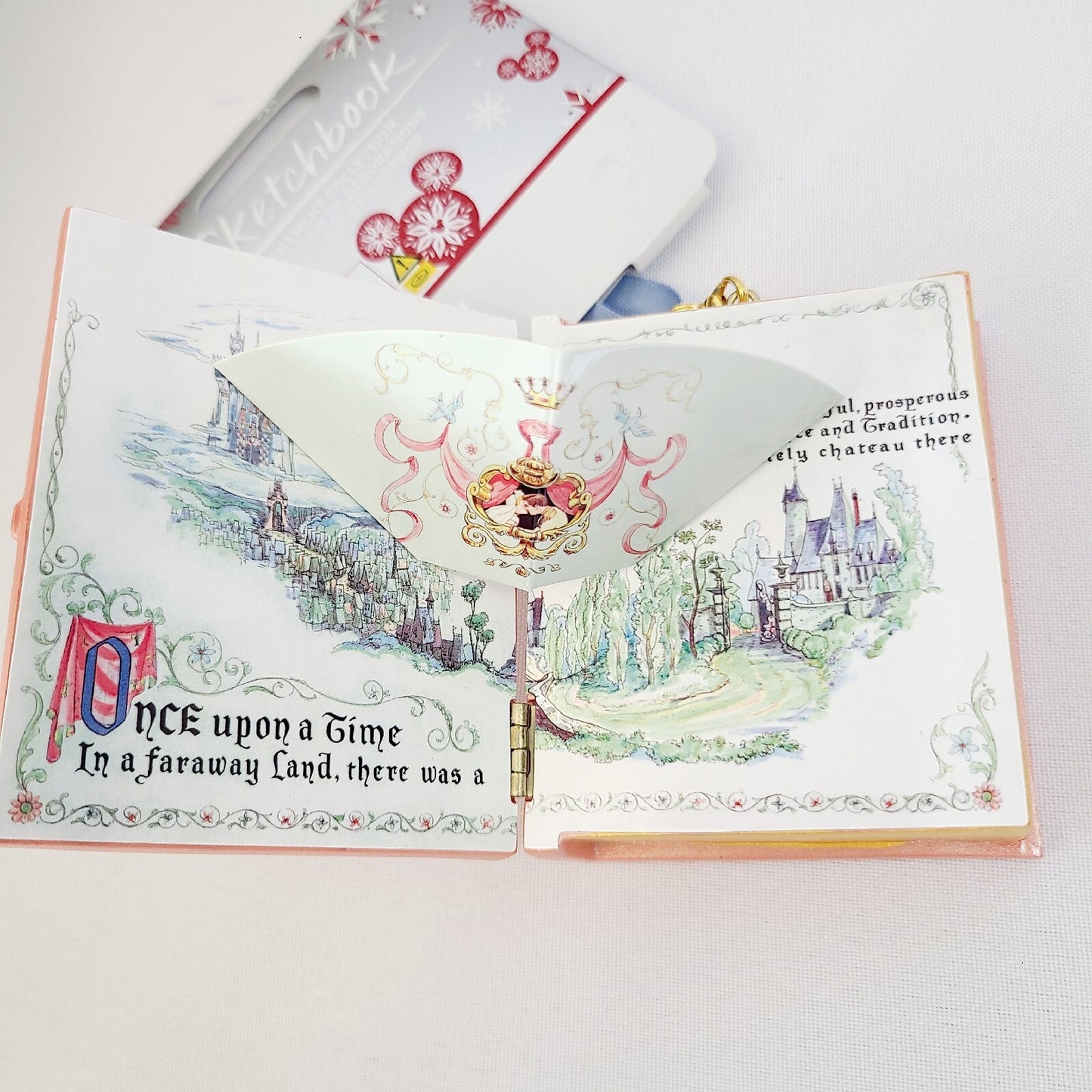ORNAMENT Disney Parks 2023 Cinderella Storybook Musical Living Magic Sketchbook