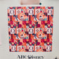 NEW Disney World Parks ABC Disney Letter Print Fleece Throw 72” x 60” Super Soft