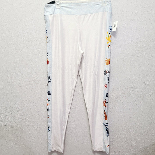 LARGE Walt Disney World Dogs Leggings Life Is A Walk in the Park Women Pluto NEW