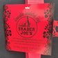 *Set of 2* Trader Joe's Insulated Reusable Shopping Tote Bag 7 Gallon Black Red