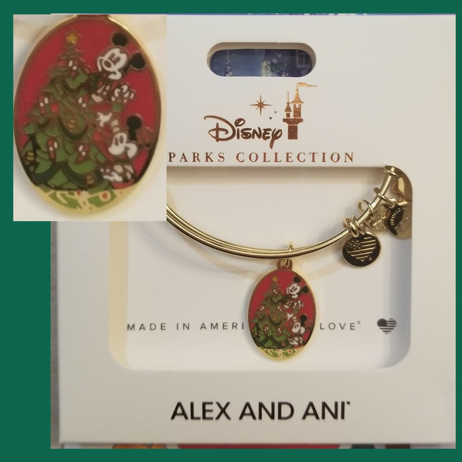Disney Parks 2019 Mickey's Very Merry Christmas Party Alex & Ani Bangle MVMCP