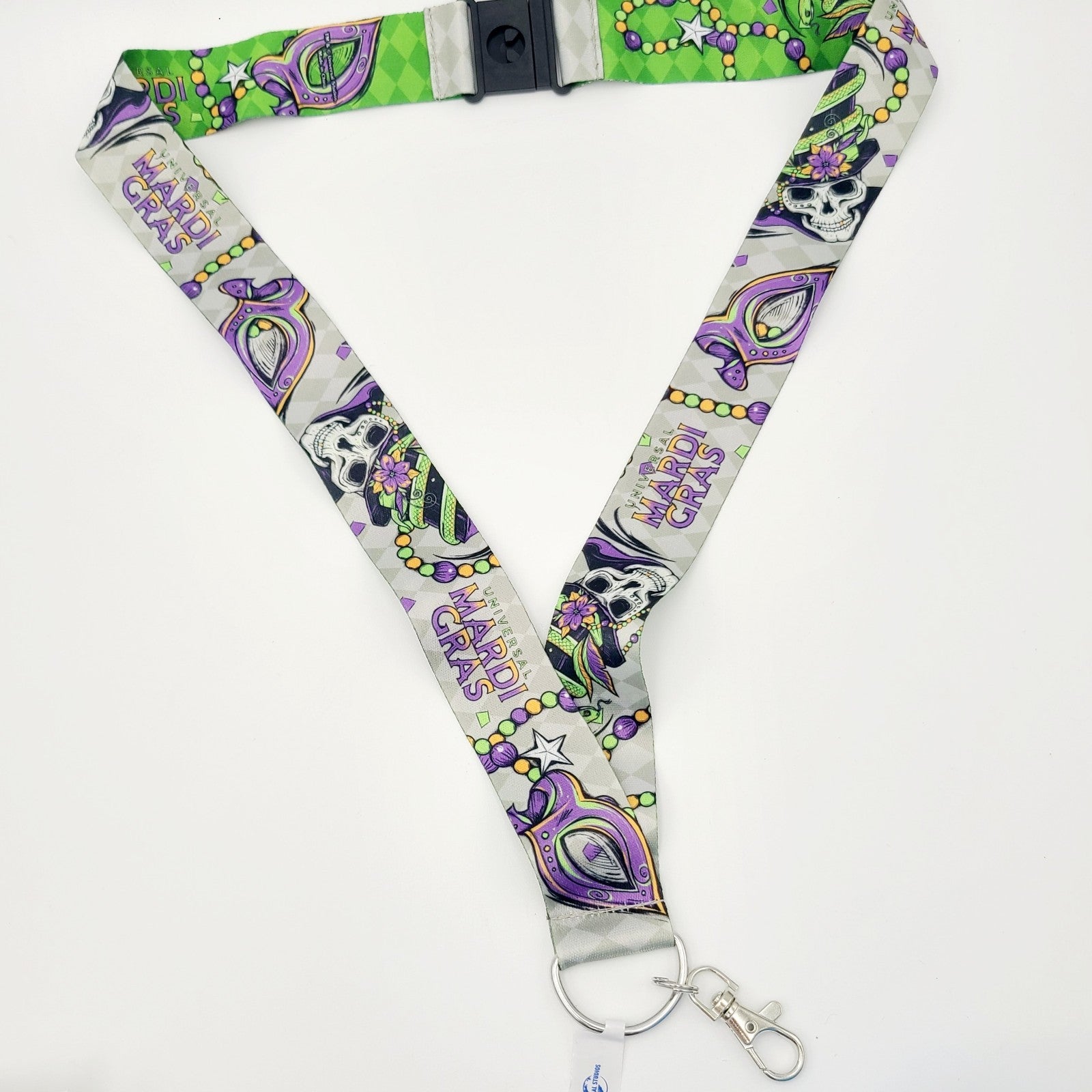 *Pouch & Lanyard Set* 2026 Universal Studios Mardi Gras Baron Tonton Skeleton