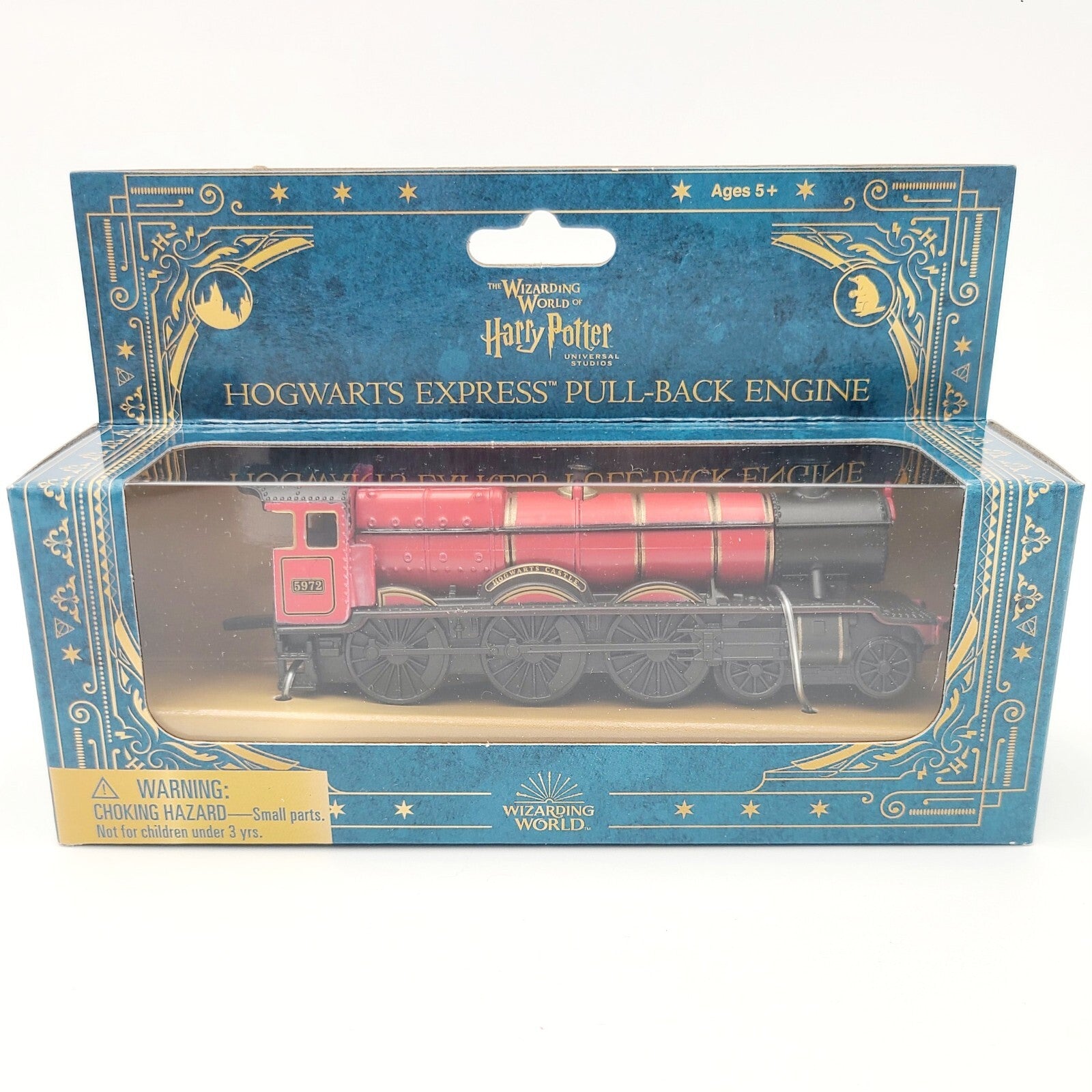 NEW Universal Studios Harry Potter Hogwarts Express Toy Pull Back Engine Train