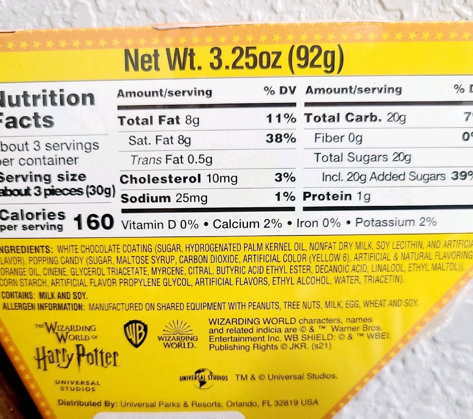 *Set of 6 - Mystery Candy Set* Wizarding World Harry of Potter Universal Studios