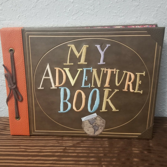 Disney Parks Pixar UP "My Adventure Book" Replica Journal Carl Ellie with Photos