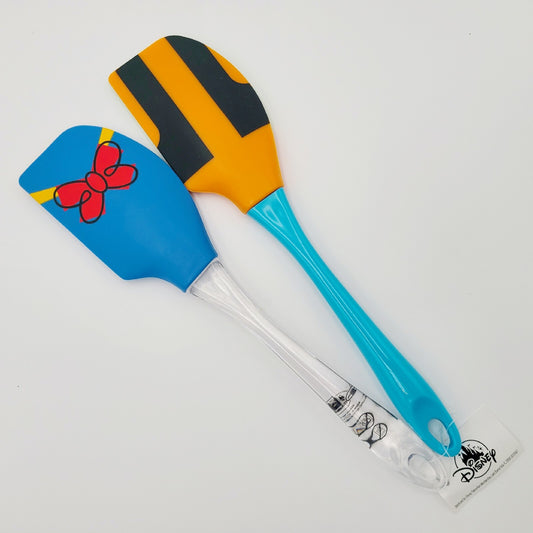 *2 Pack* Walt Disney World Parks Donald & Goofy Silicone Spatula Set Kitchen NEW