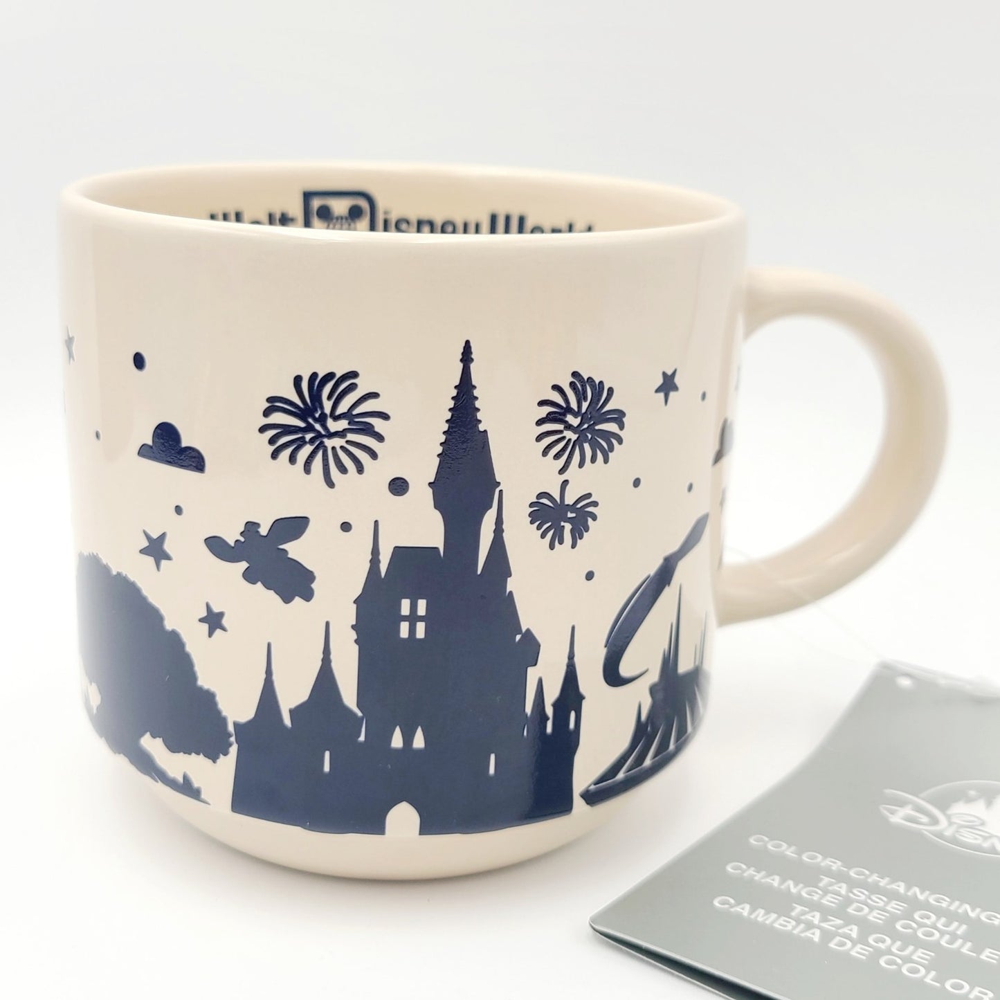 2025 Walt Disney World Park Icons Color Changing Mug Castle Spaceship Earth New