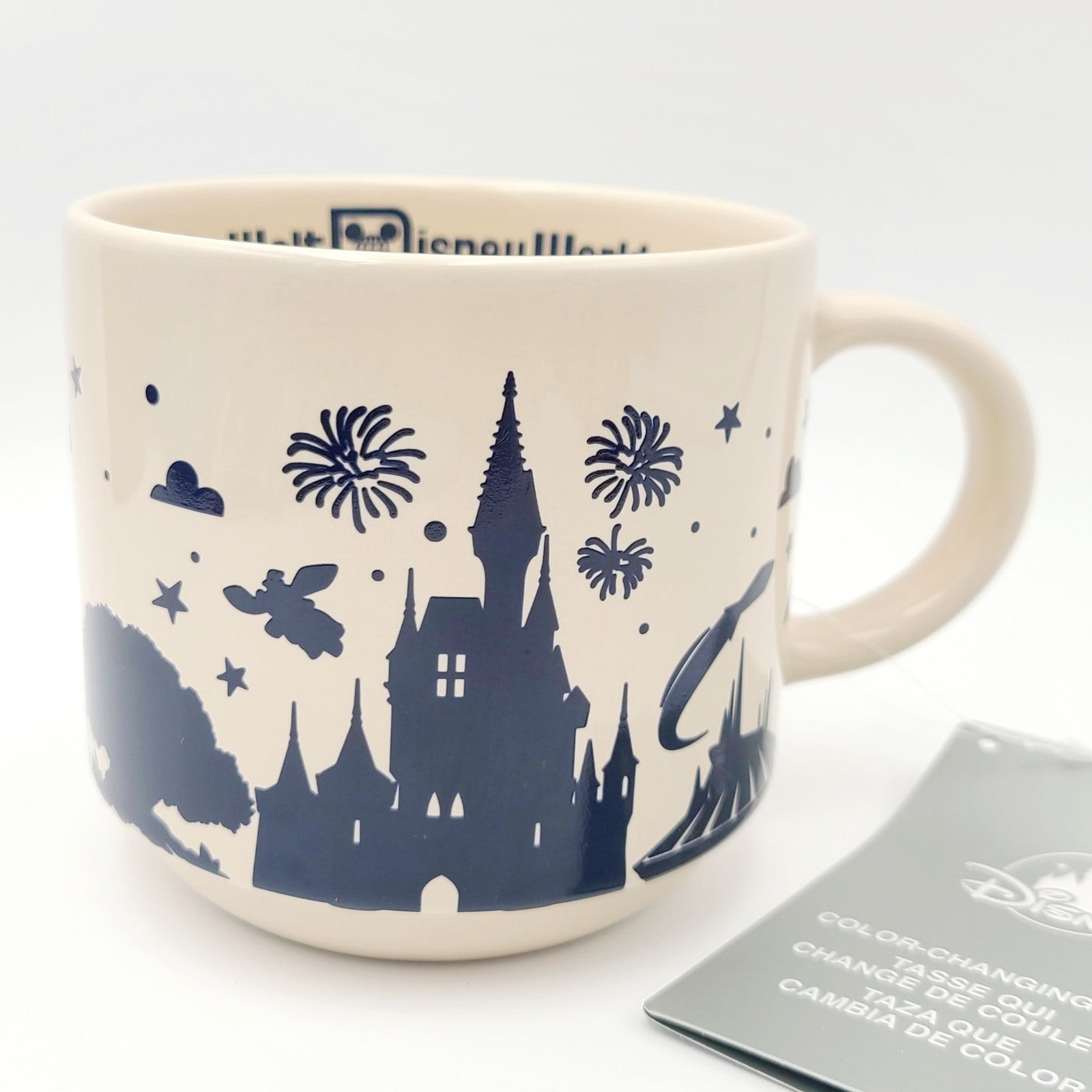 2025 Walt Disney World Park Icons Color Changing Mug Castle Spaceship Earth New