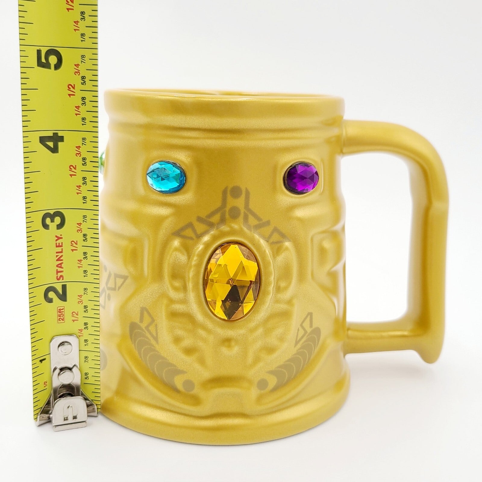 Disney Park Marvel Avenger Infinity Gauntlet I Am Inevitable Sculpted Mug Stone