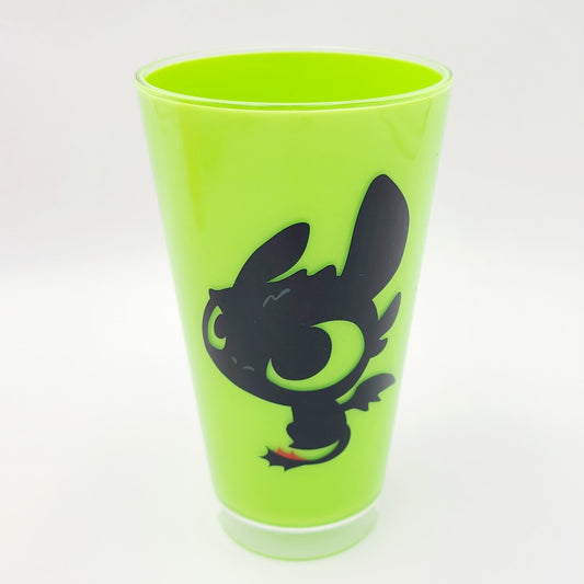 EPIC How To Train Your Dragon Isle Berk Toothless Black Fury Green Acrylic Cup