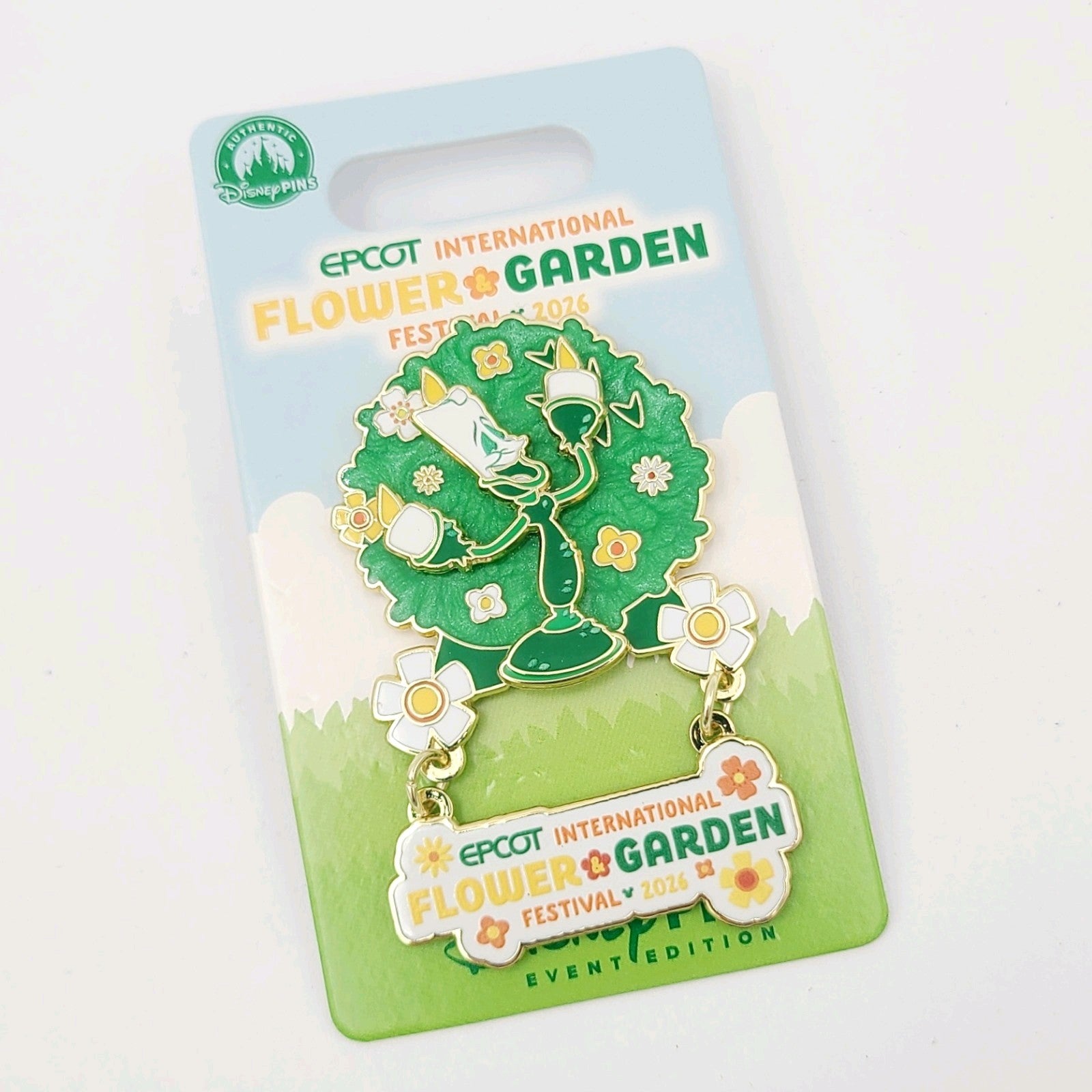 *10 Pin Set* Disney Parks Epcot Flower Garden 2026 Orange Figment Mickey Topiary