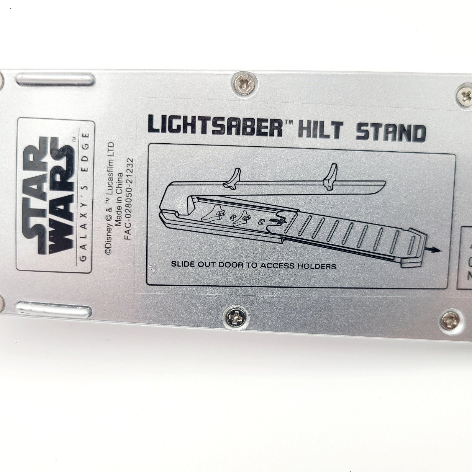Disney Parks Star Wars Galaxy's Edge Lightsaber HILT STAND Dok Ondars NEW