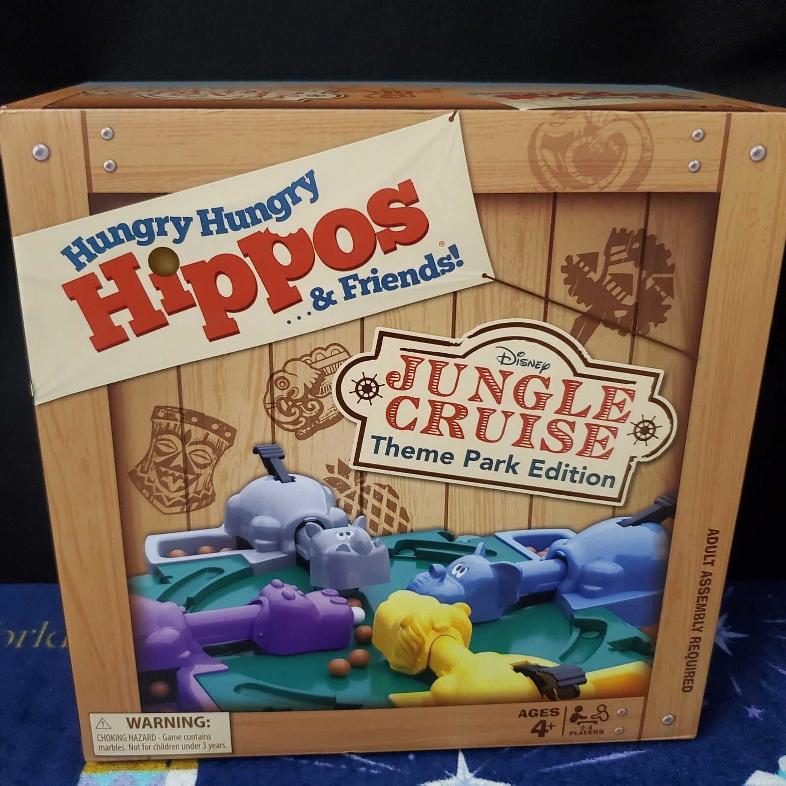 2021 Disney Parks Jungle Cruise Hungry Hippos Theme Park Edition Game Hasbro NEW
