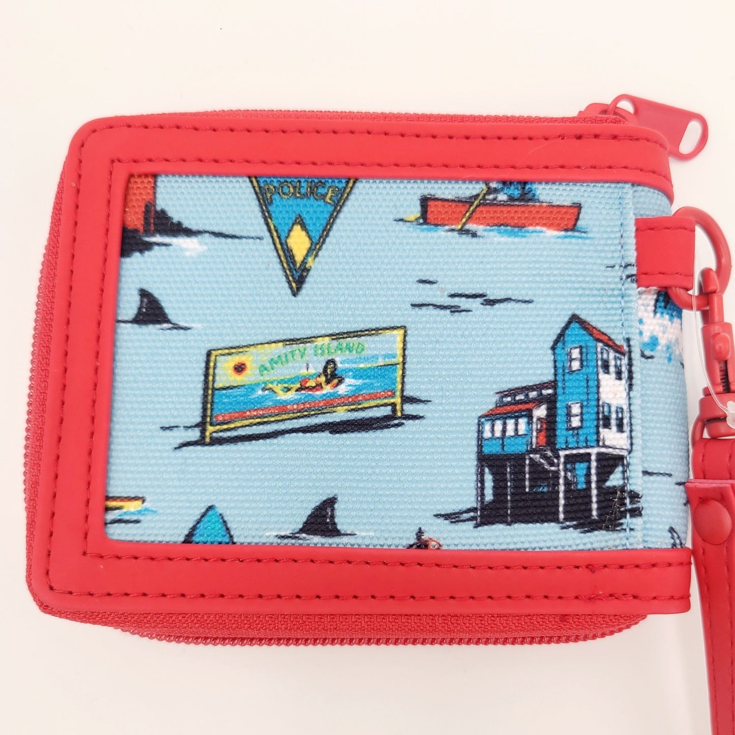 *Actual Wallet* Universal Studios Florida Jaws 50th Anniversary All Over Print