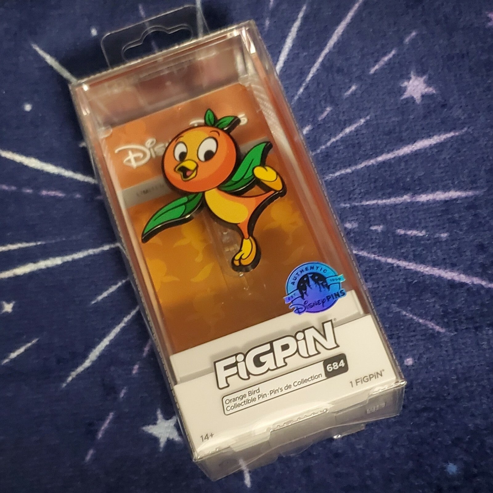 NEW Disney Parks 2022 FIGPIN #684 Orange Bird Collectible Pin Limited Release LR